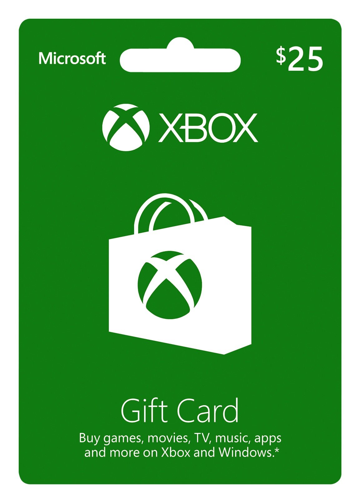 Microsoft Xbox $25 Gift Card - Digital Code for Games & DLC - Model K4W-00001