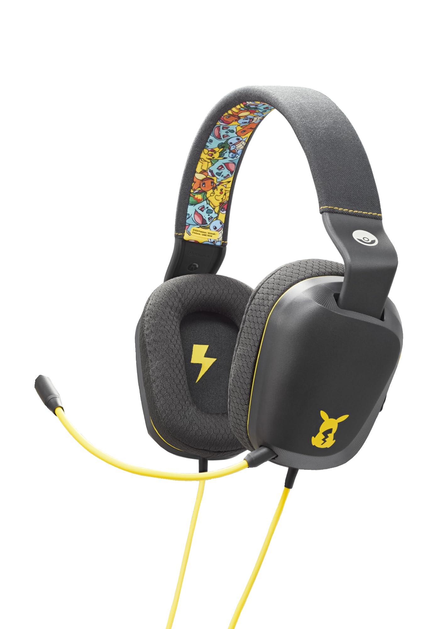 PowerA Wired Stereo Headset for Nintendo Switch - Pok?mon: Kanto Friends  3.5 mm  Wired  Stereo  Officially Licensed