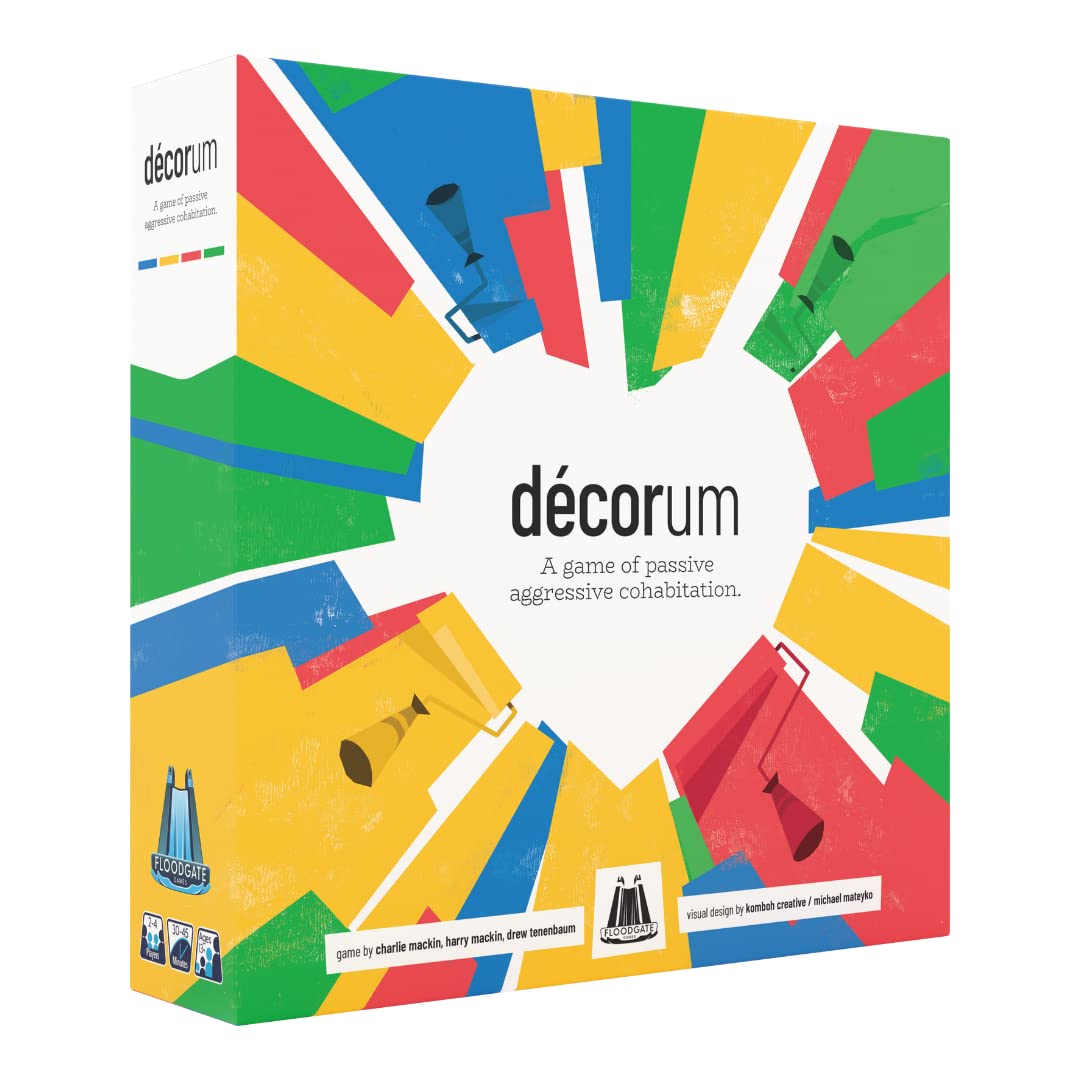 Floodgate Games Decorum Deluxe Edition Board Game - Large Multicolor Set