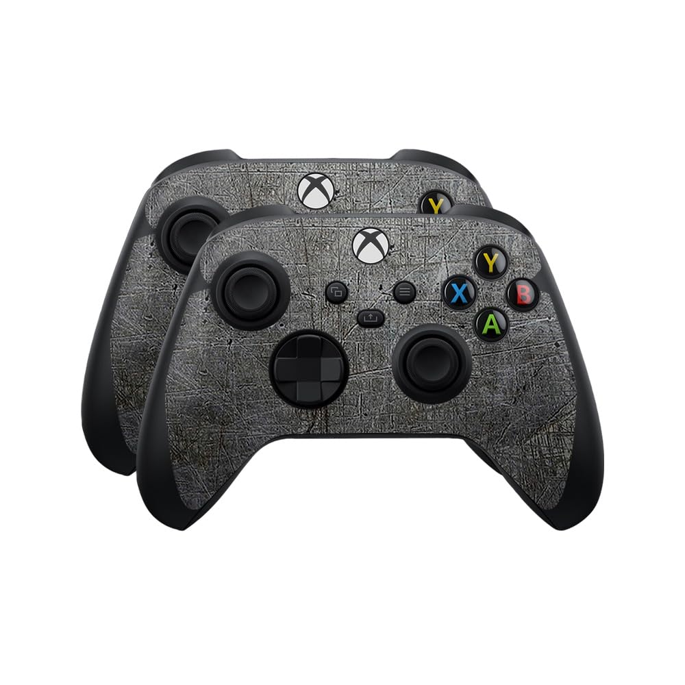 Skin Compatible with Microsoft Xbox Series X|S Controller (2 Pack) - Scratched Up - Premium 3M Vinyl Protective Wrap Decal Cover - Easy to Apply | Crafted in The USA by MightySkins
