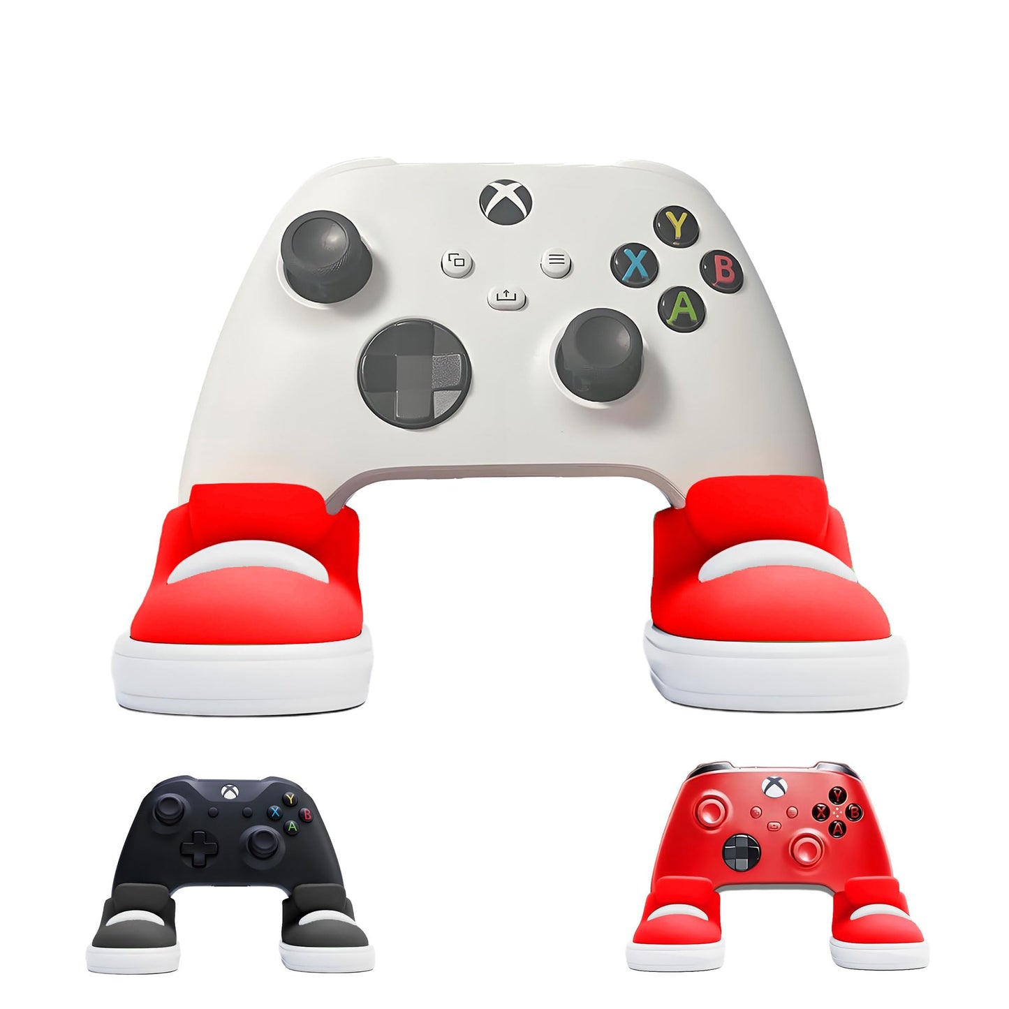 TXW Game Controller Stand Set of Shoes Shaped for Xbox Series X|S  Xbox One Wireless Controllers (Red)