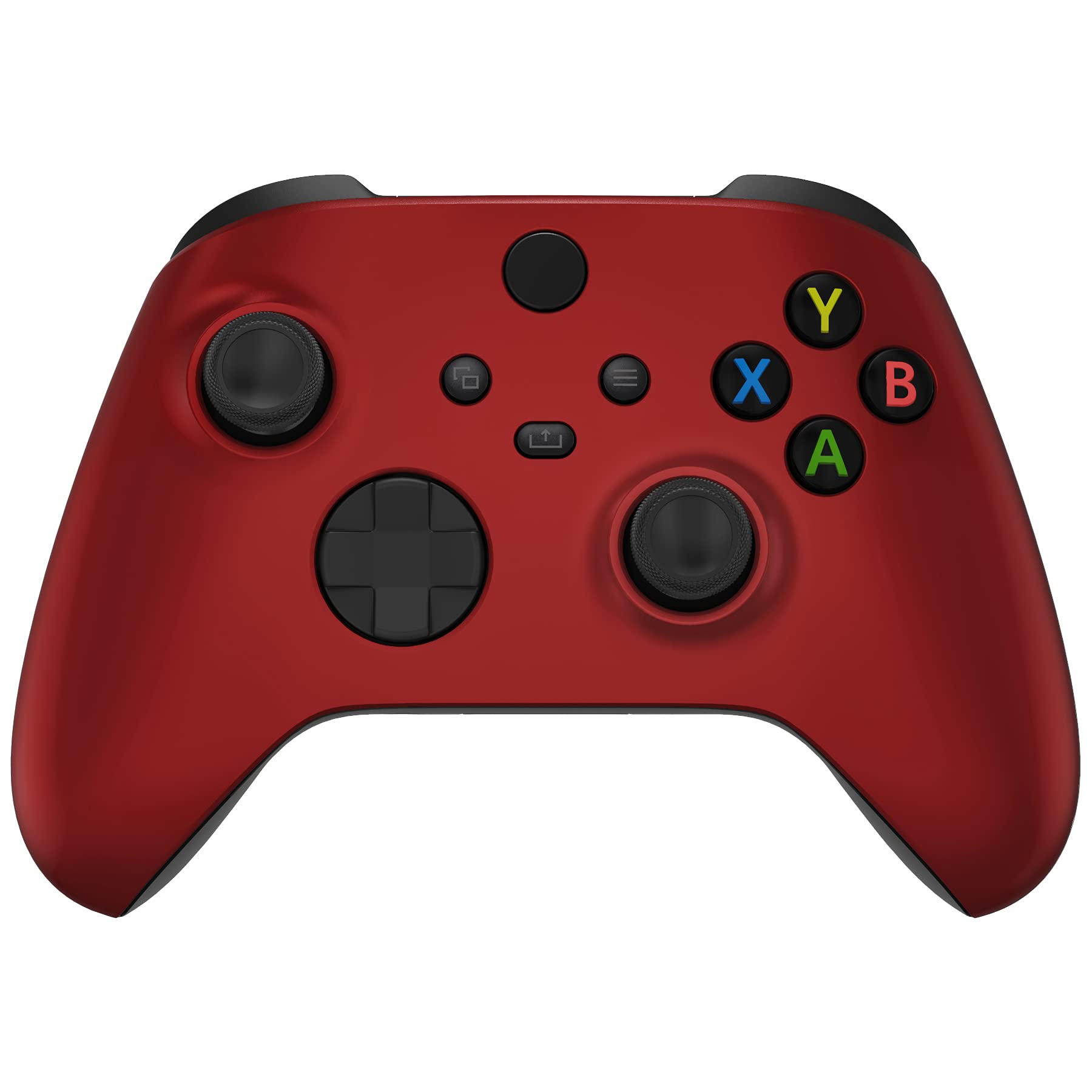 eXtremeRate Scarlet Red Replacement Shell for Xbox Series X & S Controller - Personalized Upgrade - Soft Touch Grip Custom Gamin