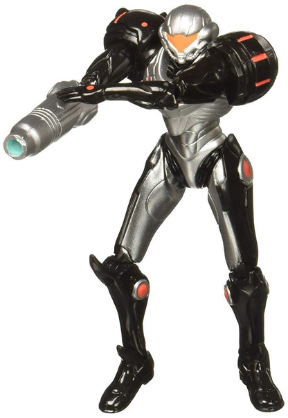 World of Nintendo Samus Action Figure, 4 Blue, Model 38598, Metroid Prime 3 Collectible