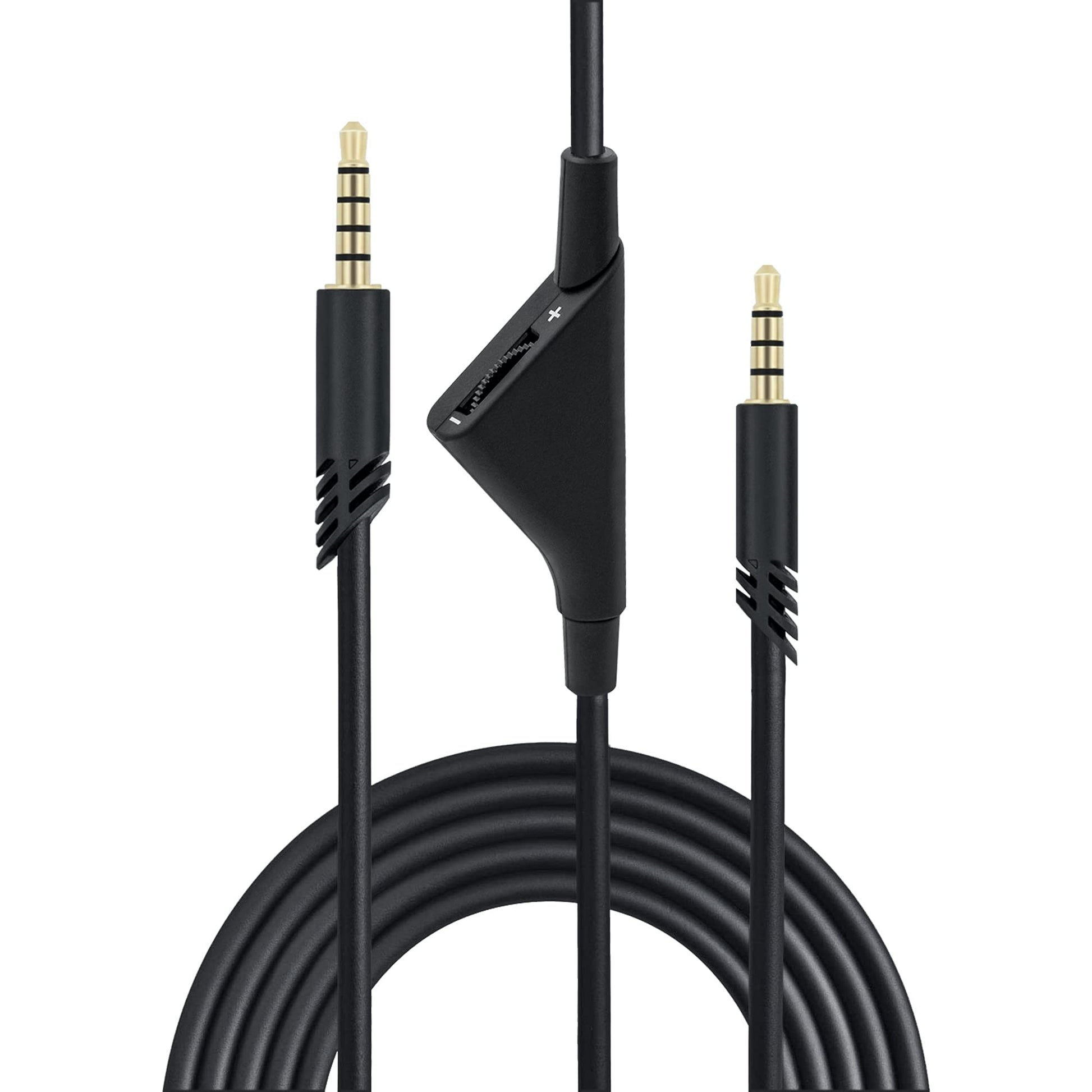 Mcbazel 2M 6.5 Feet Replacement Headset Cable with Volume Control for Astro A10/ A30/ A40  Headset Cord Lead for PS5/ PS4/ Xbox Series X&S/Xbox One - Black