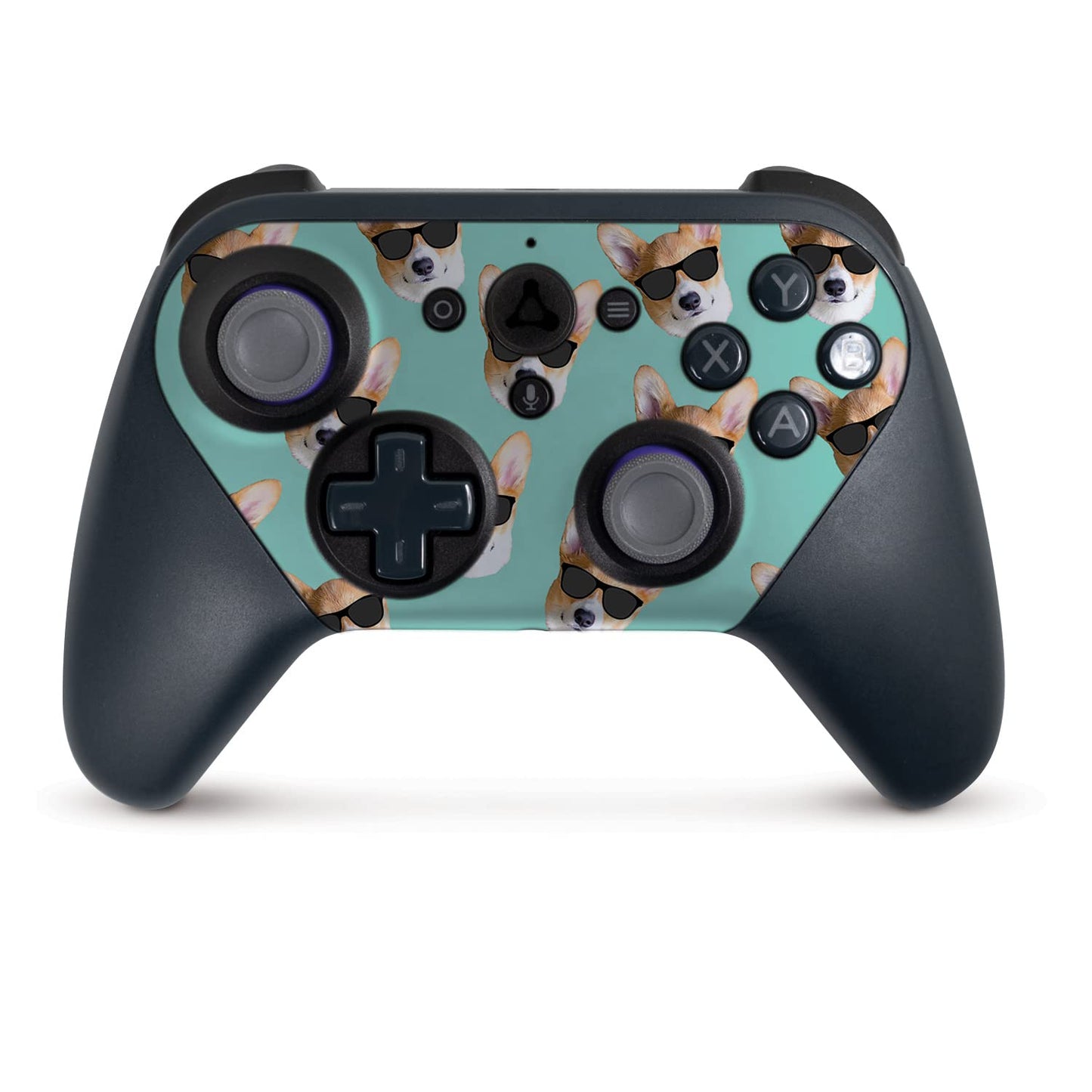 MightySkins Skin Compatible with Amazon Luna Controller - Cool Corgi | Protective  Durable  and Unique Vinyl Decal wrap Cover | Easy to Apply  Remove  and Change Styles | Made in The USA