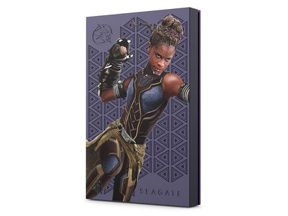 Seagate FireCuda 2TB External HDD - USB 3.2, Customizable RGB LED, Shuri Color, Compatible with PC, Mac, PlayStation, Xbox