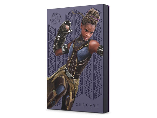 Seagate FireCuda 2TB External HDD - USB 3.2, Customizable RGB LED, Shuri Color, Compatible with PC, Mac, PlayStation, Xbox