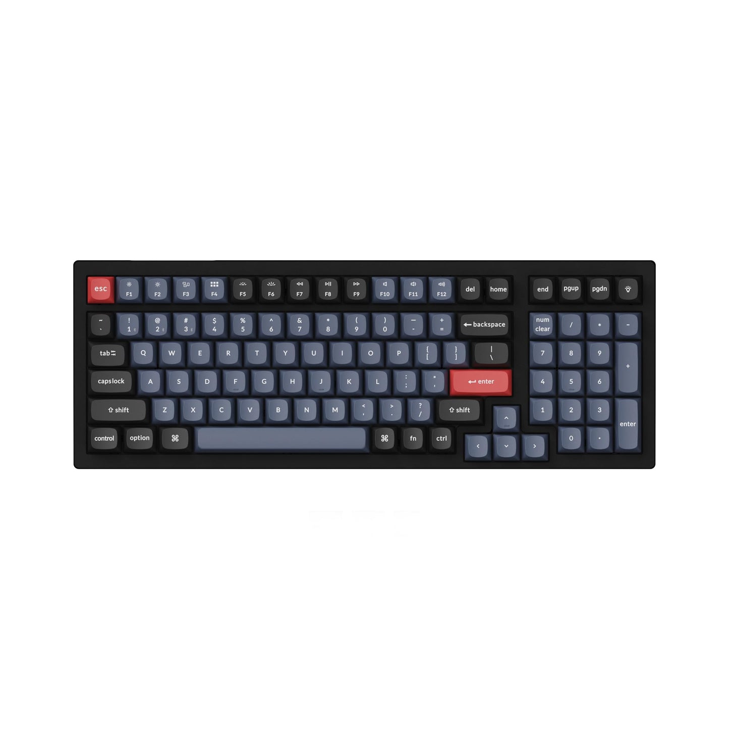 Keychron K4 Pro Custom Wireless Mechanical Keyboard, 100 Keys Hot-swappable QMK/VIA Programmable Macro with K Pro Silent Red Swi
