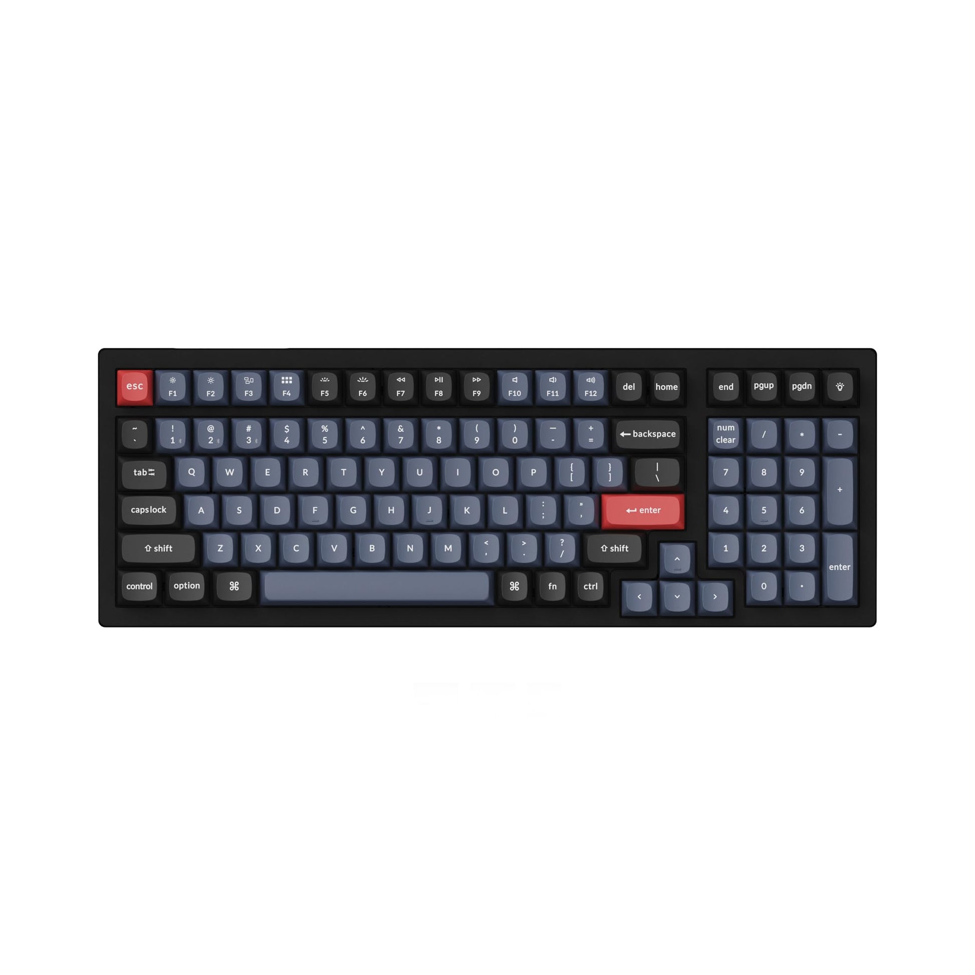 Keychron K4 Pro Custom Wireless Mechanical Keyboard, 100 Keys Hot-swappable QMK/VIA Programmable Macro with K Pro Silent Red Swi
