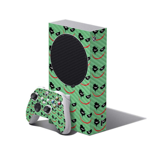 MightySkins Carbon Fiber Skin Compatible with Xbox Series S Bundle - Why So Serious | Protective  Durable Textured Carbon Fiber Finish | Easy to Apply | Made in The USA