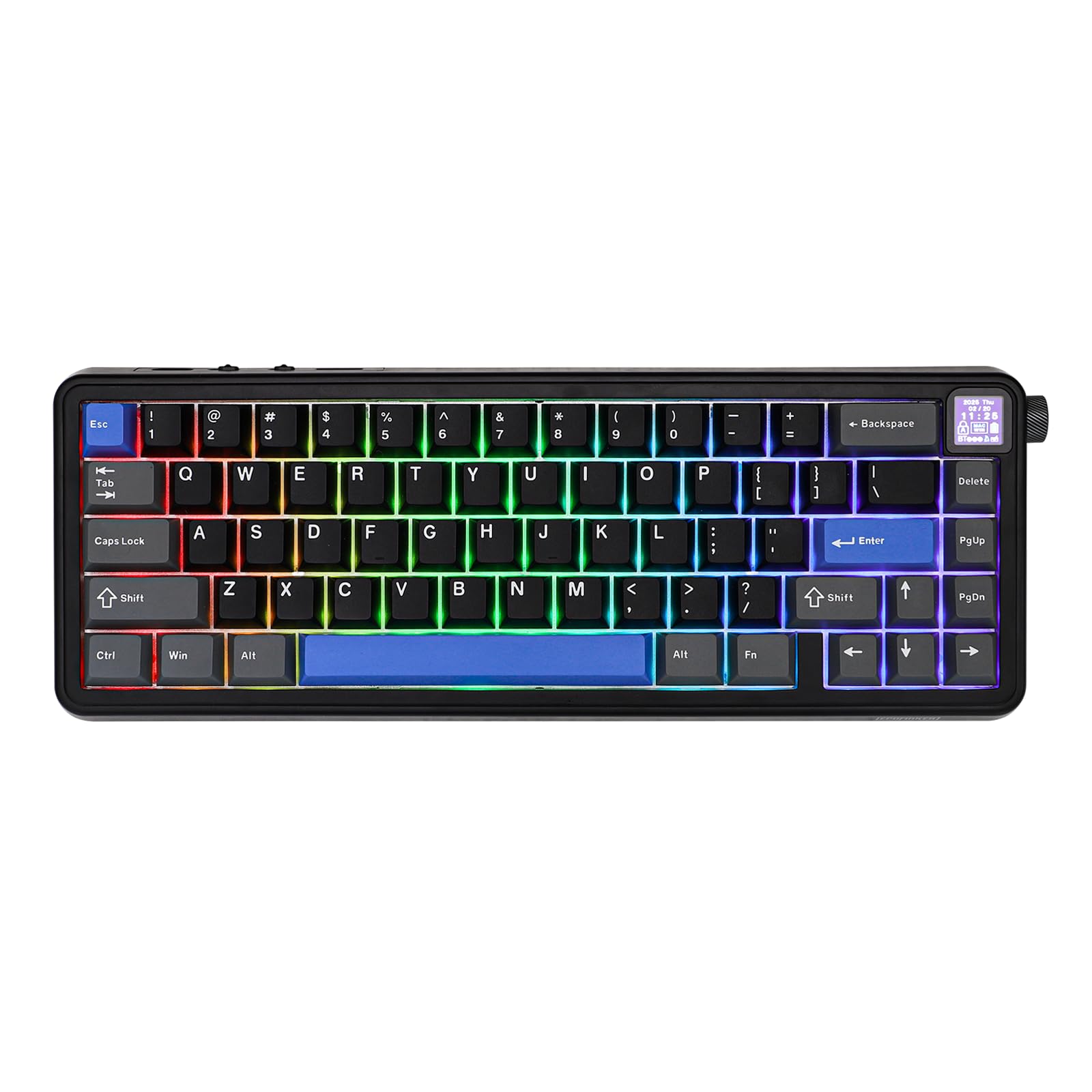 EPOMAKER HE65 Mag Wireless Magnetic Keyboard - 8K Polling Rate, Actuation-Adjustable Switch, 8000mAh Battery, Black