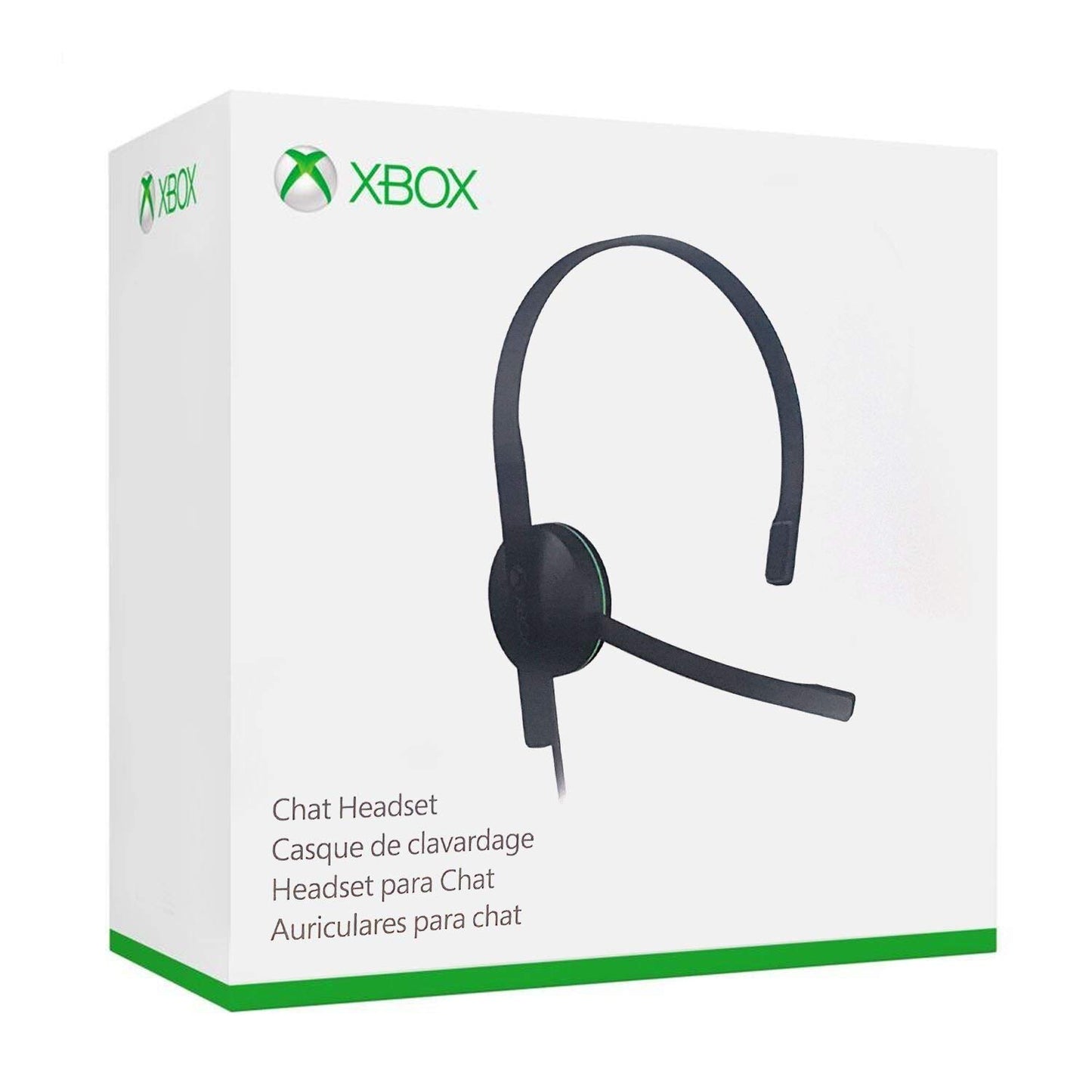 Microsoft Xbox One Chat Headset - Renewed, One Size, Black, Model S5V-00007