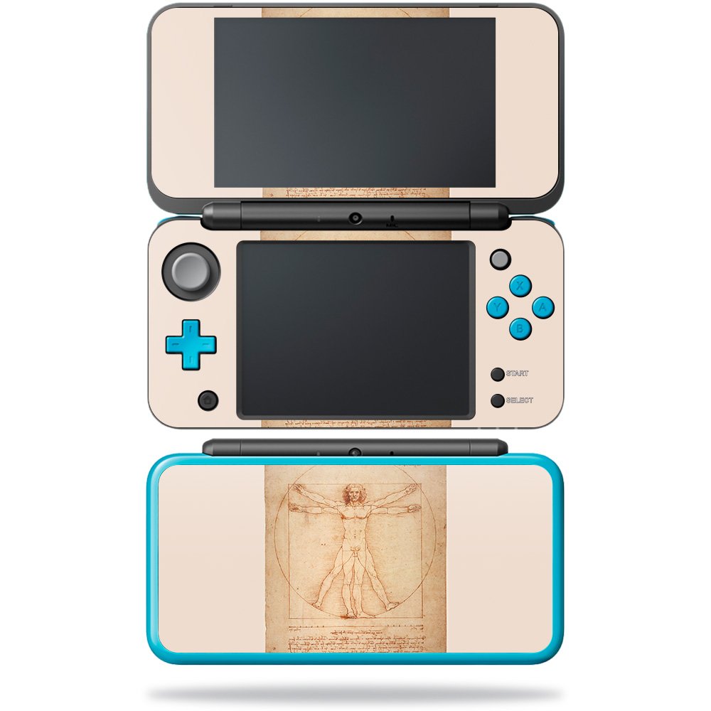 MIGHTY SKINS Nintendo New 2DS XL Skin - Durable Vinyl Decal, Vitruvian Man Design, Easy to Apply & Remove, Made in USA