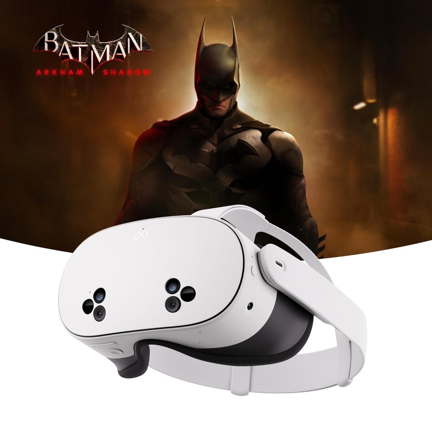 Meta Quest 3S All-in-One Headset 128GB - White - Includes Batman: Arkham Shadow & 3-Month Trial of Meta Horizon+