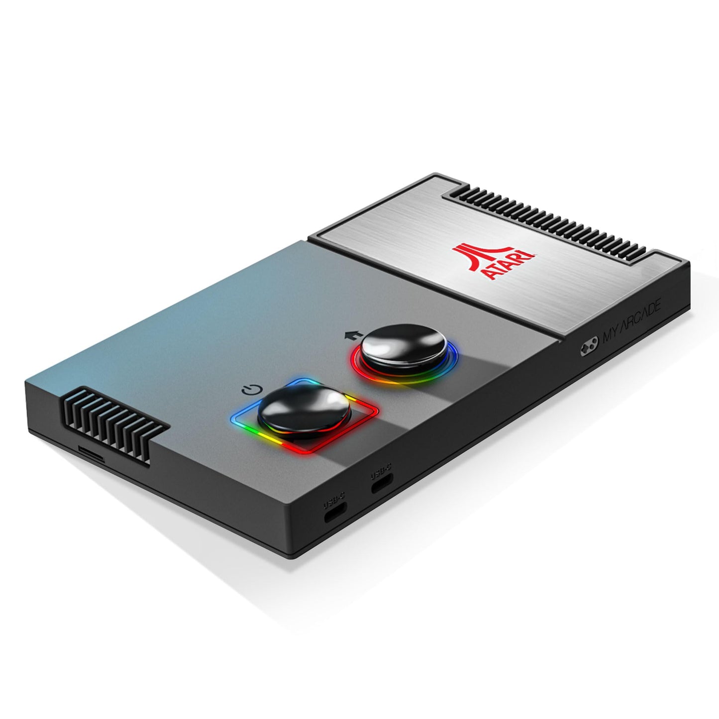 My Arcade Atari Game Station Pro - Video Game Console with 200+ Games, Wireless Joysticks, Large Black, Model DGUNL-7012