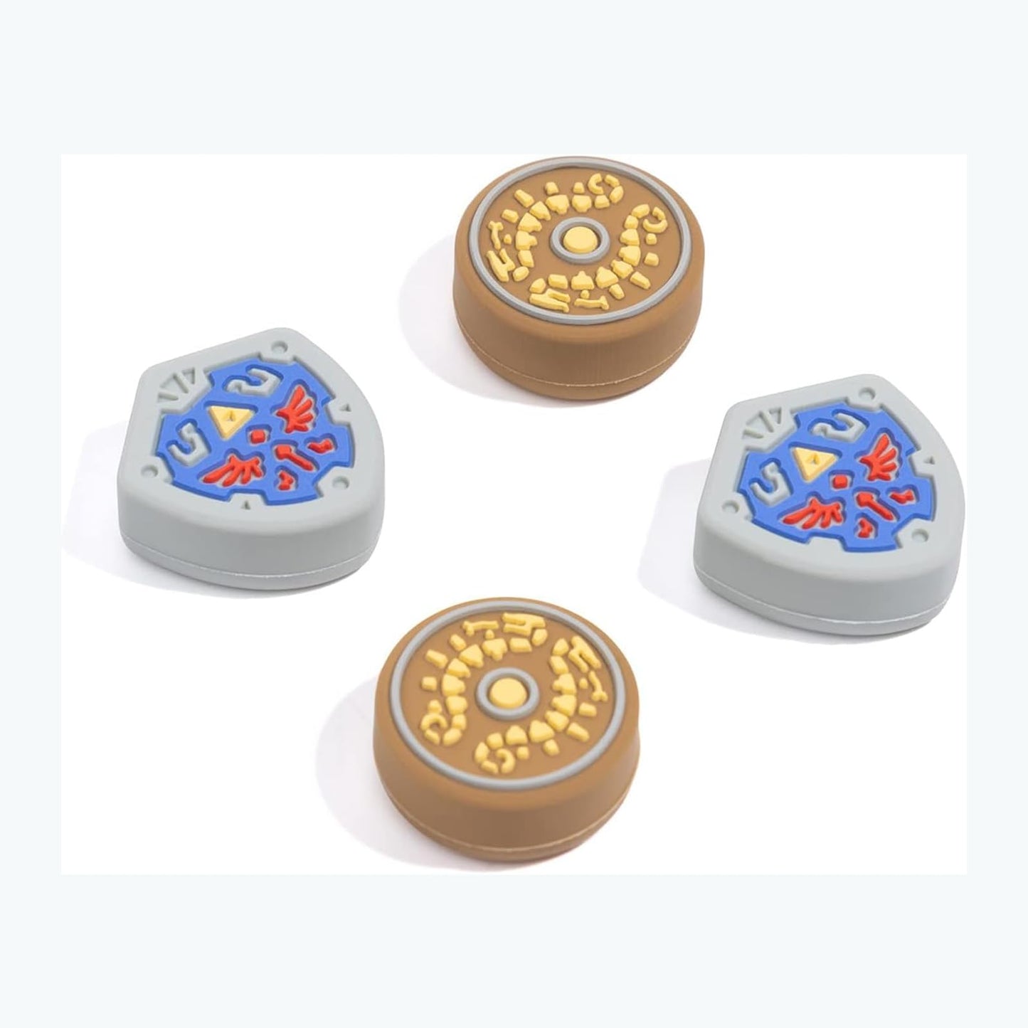PERFECTSIGHT Cute Switch Thumb Grips Caps Compatible with Nintendo Switch OLED/Lite Console  Soft Silicone Analog Stick Button Cover for Ns Joycon Controller  Kawaii Joystick Cap (4PCS  Sword)