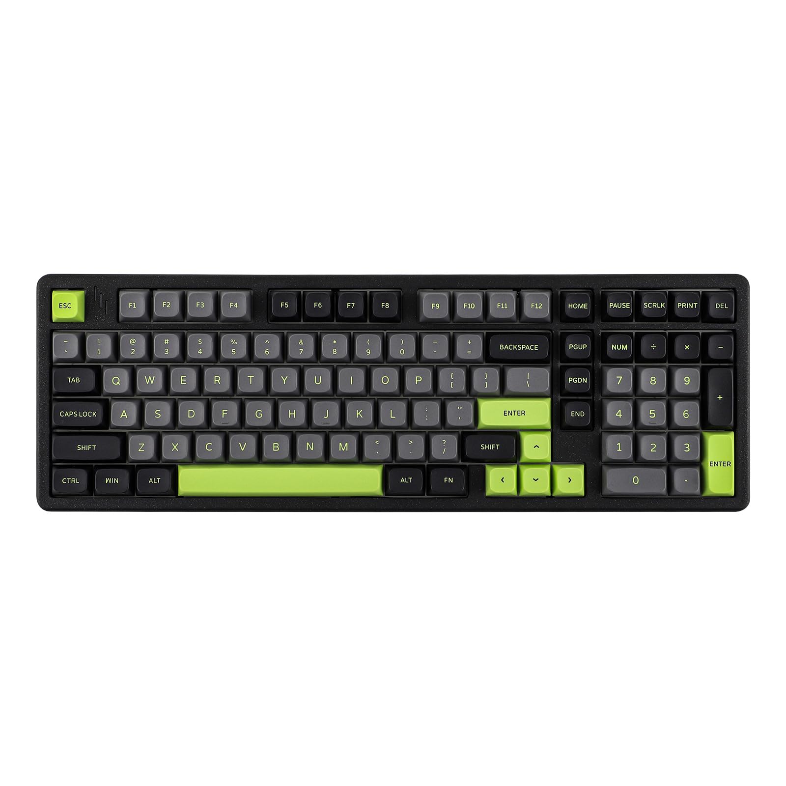 MechLands Blade101 Wireless Aluminum Gaming Keyboard  BT5.0/2.4GHz/USB-C Hot Swappable Custom Mechanical Keyboard with 5000mAh Battery  Gasket Structure  RGB Backlit  NKRO for Win/Mac (Black)