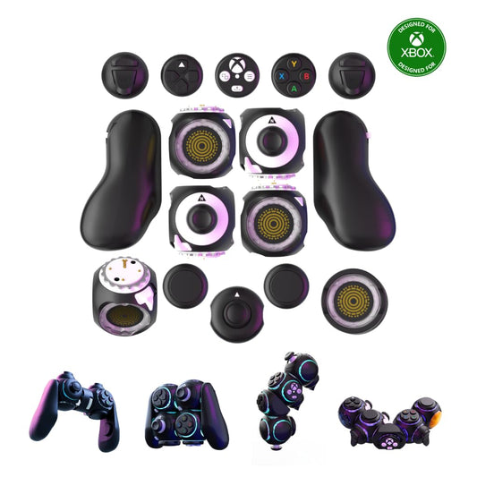 ByoWave Proteus Controller Kit - Modular Gaming Controller with 15+ Interchangeable Parts  Custom Remapping & LED Lighting - Works with PC  Steam Deck & Xbox Series X|S - Lithos Collection Limited Edition
