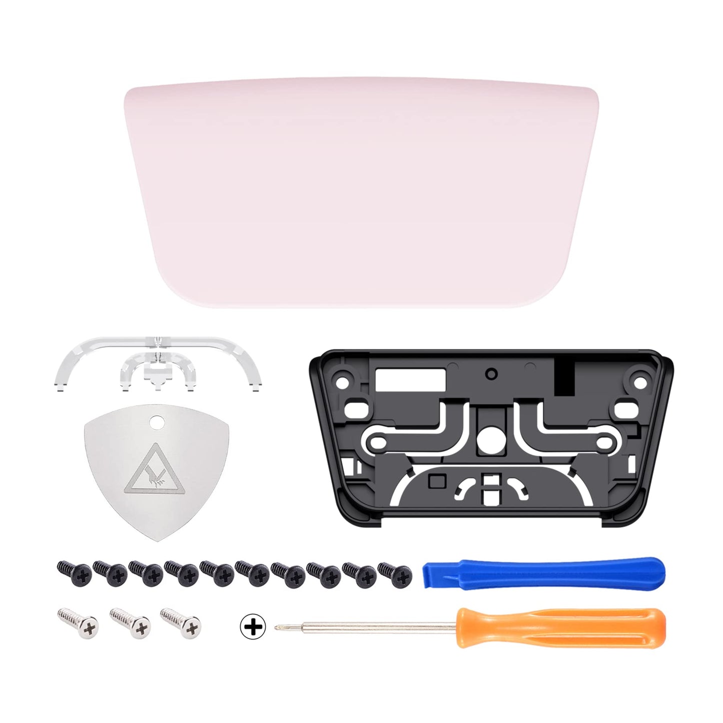 eXtremeRate Replacement Touchpad Cover for PS5 Controller - Cherry Blossoms Pink, Model JPF4012, Custom Repair Part