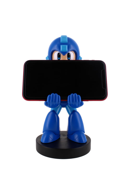 Cableguys Mega Man "Rockman" Controller Phone Holder Stand - Compatible with Xbox, PlayStation, Nintendo Switch, Blue, Model CGCRCM300238