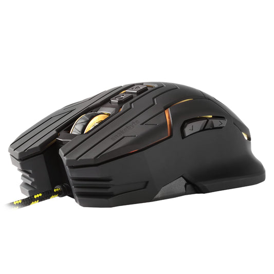 Snakebyte Pro Optical Gaming Mouse - Ergonomic Wired USB, 7 Color LED, Black, Model SB909689