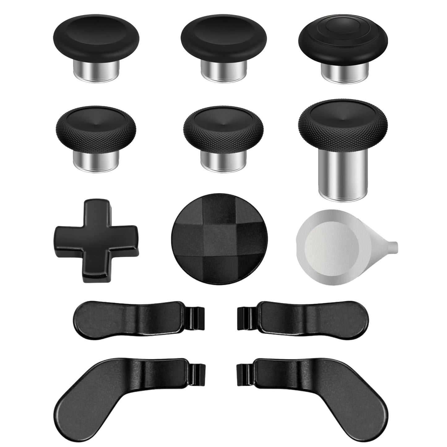 TNP Thumbsticks for Xbox fine design 2 Controller - Accessories Replacement Metal Mod Parts Thumbsticks  Paddles  D-Pads  Tool Compatible with Xbox One fine design Controller Series 2 Core  Black