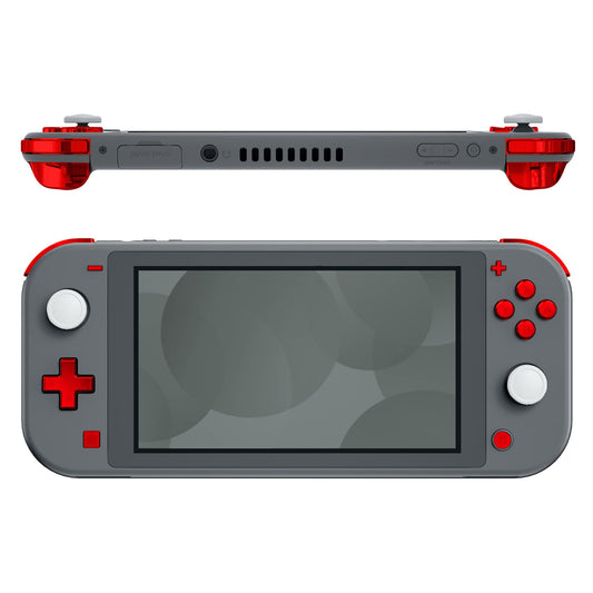 eXtremeRate Chrome Red Glossy Replacement ABXY Home Capture Plus Minus Keys Dpad L R ZL ZR Trigger for Nintendo Switch Lite  Full Set Buttons Repair Kits with Tools for Nintendo Switch Lite