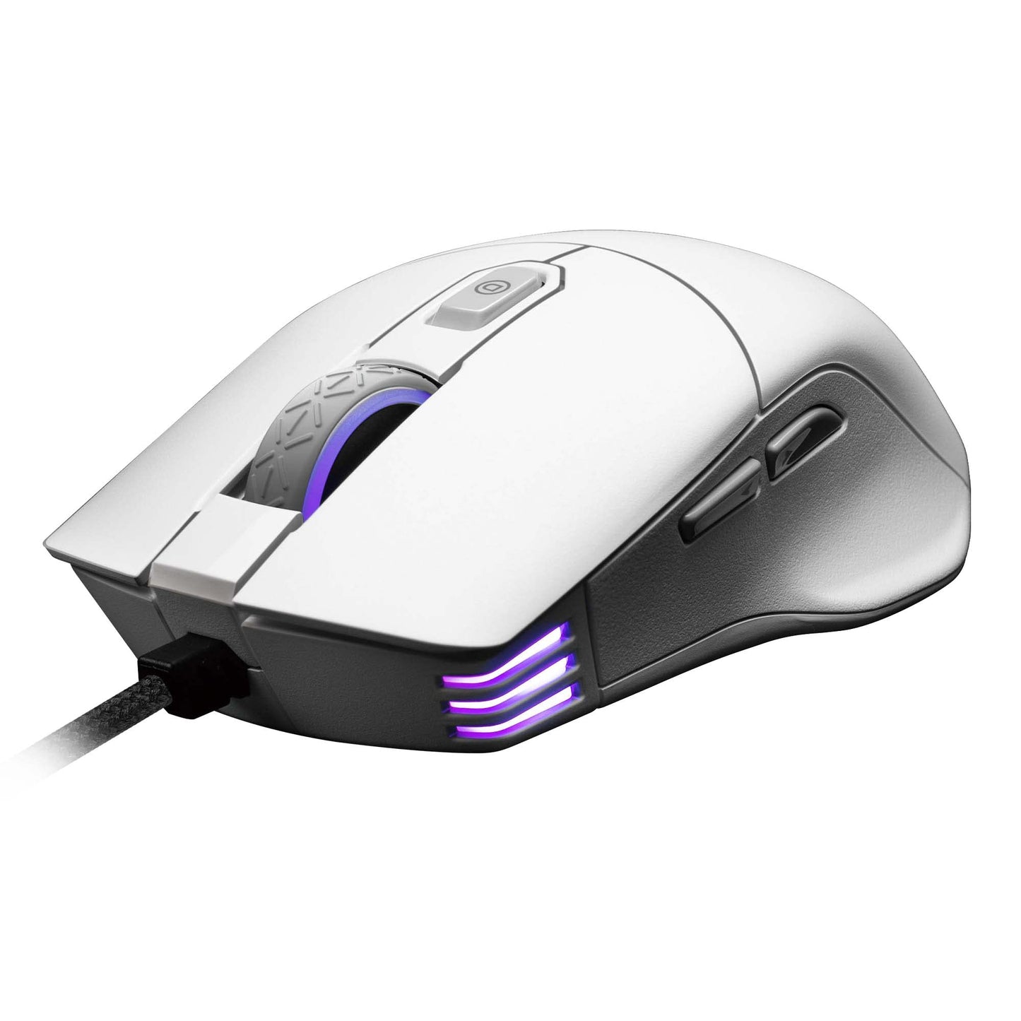 EVGA X12 Wired Gaming Mouse - 8K Dual Sensor, 16,000 DPI, RGB, 8 Buttons, Ambidextrous, White, Model 905-W1-12WH