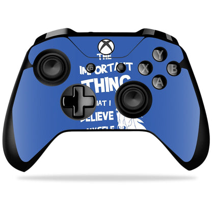 MIGHTY SKINS Xbox One X Controller Skin - Durable Vinyl Decal Cover - Unicorns Believe Design - Easy Apply/Remove