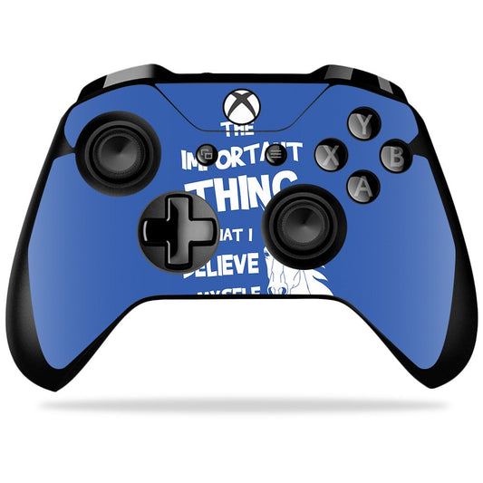 MIGHTY SKINS Xbox One X Controller Skin - Durable Vinyl Decal Cover - Unicorns Believe Design - Easy Apply/Remove