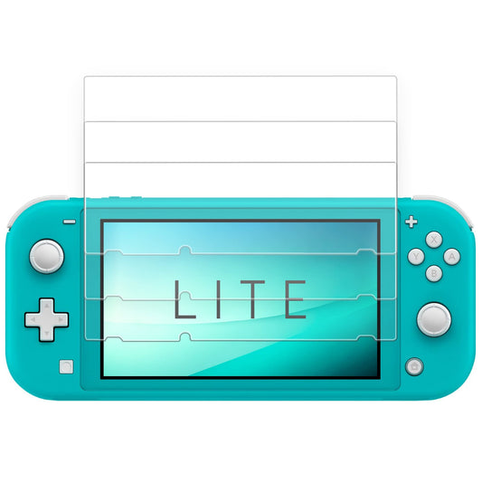 TALK WORKS Screen Protector Compatible with Nintendo Switch Lite - Scratch  Crack  and Shatter Resistant-Ultra-Thin HD Touchscreen Tempered Glass  See-Through Cover & Easy Installation (Pack of 3)