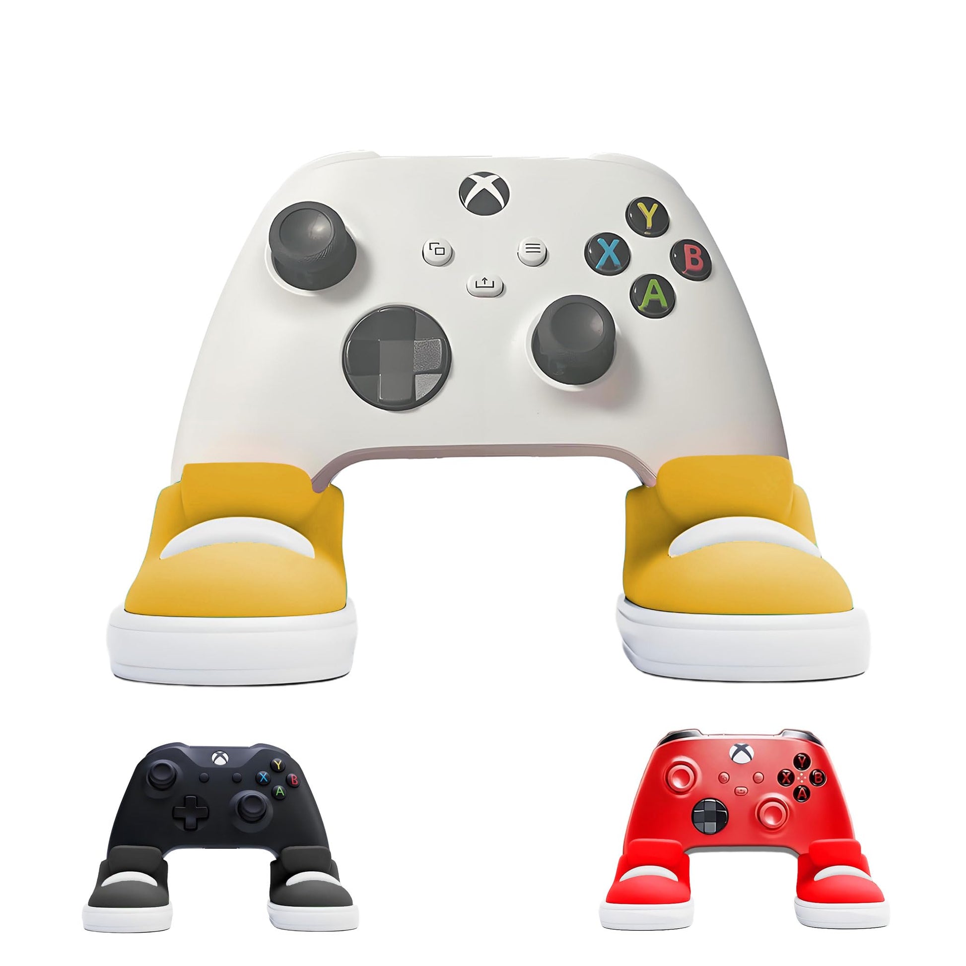 TXW Game Controller Stand Set of Shoes Shaped for Xbox Series X|S  Xbox One Wireless Controllers (Golden)