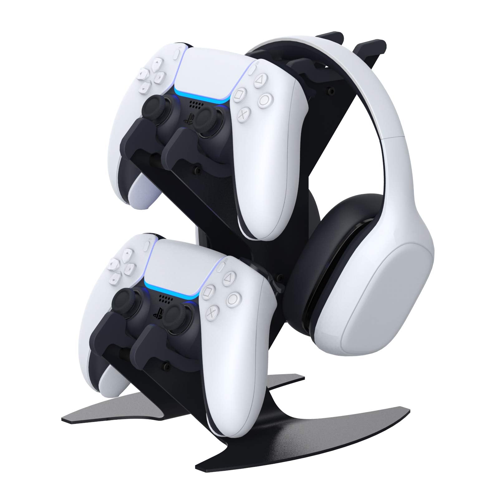 NBCP Controller Holder  Gaming Headset Stand Mount for PS5/PS4/Xbox Series X S/Xbox One/Switch/Headset Aluminum Metal Holder Universal Gamepad Gaming Controller Accessories