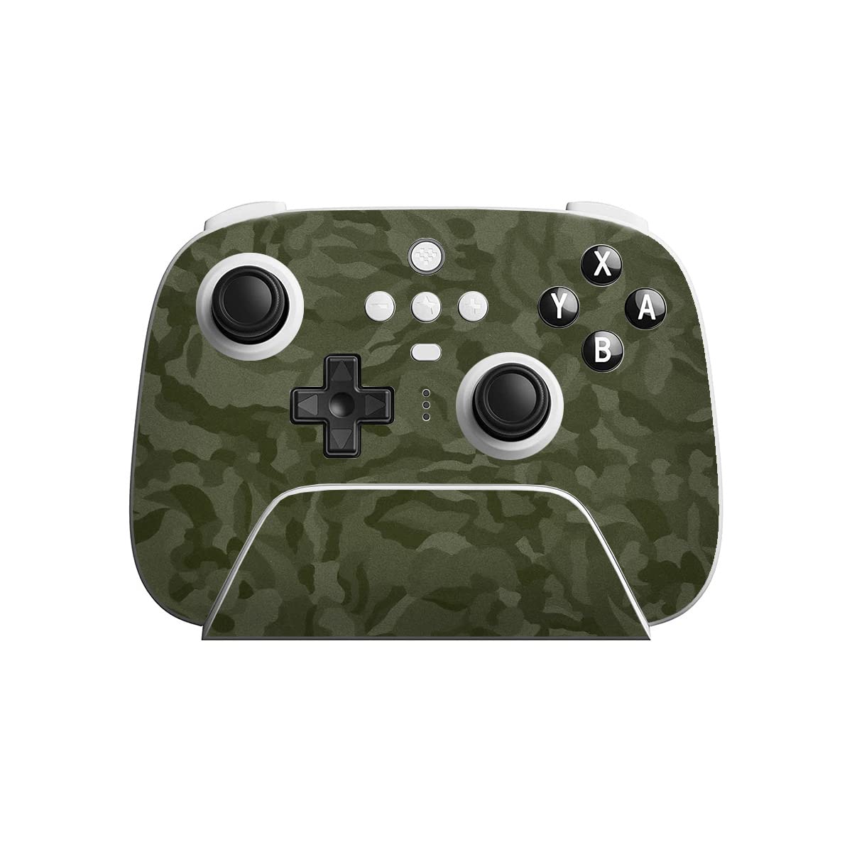 SopiGuard Sticker Skin for 8Bitdo Ultimate Wireless Controller Front and Buttons (Camo Green)