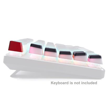 Glorious Aura V1 Black Pudding Keycaps - Double Shot PBT, 104 Keys, TKL, English (US) Layout