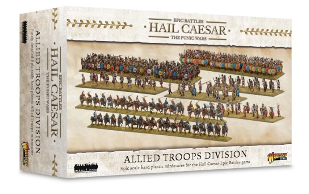 Warlord Games Hail Caesar Roman Britain Miniatures Set - 28mm Plastic Soldiers, 18.5x28.5x6.1cm, Paintable, Model 112010007