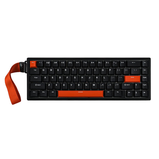 Ematerial nameAKER HE68 Hall Effect Keyboard  8000hz Polling  0.01mm Adjustable control button  0.125ms Latency  Creamy Gasket  Snap Key  SOCD  RGB  Wired Magnetic Gaming Keyboard for Mac/PC (Black)