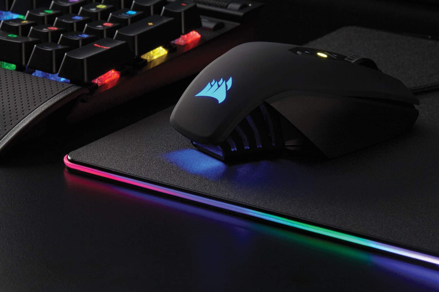 Corsair M65 PRO RGB Optical Gaming Mouse - 12000 DPI, 8 Programmable Buttons, Black, CH-9300011-EU
