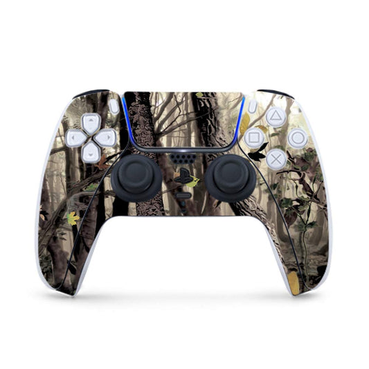 MightySkins Gaming Skin for PS5 / PlayStation 5 Controller - Tree Camo | Protective Viny wrap | Easy to Apply and Change Style | Made in The USA