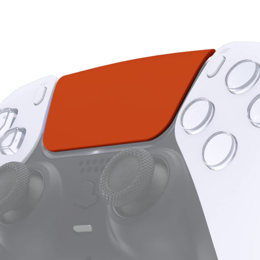 eXtremeRate Replacement Touchpad Cover for PS5 Controller, Soft Touch Orange, Model JPF4004