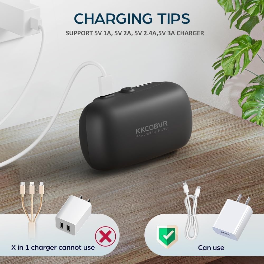 KKCOBVR Q3 PRO Head Strap - 10000mAh Battery, Compatible with Meta Quest 3, Gray White