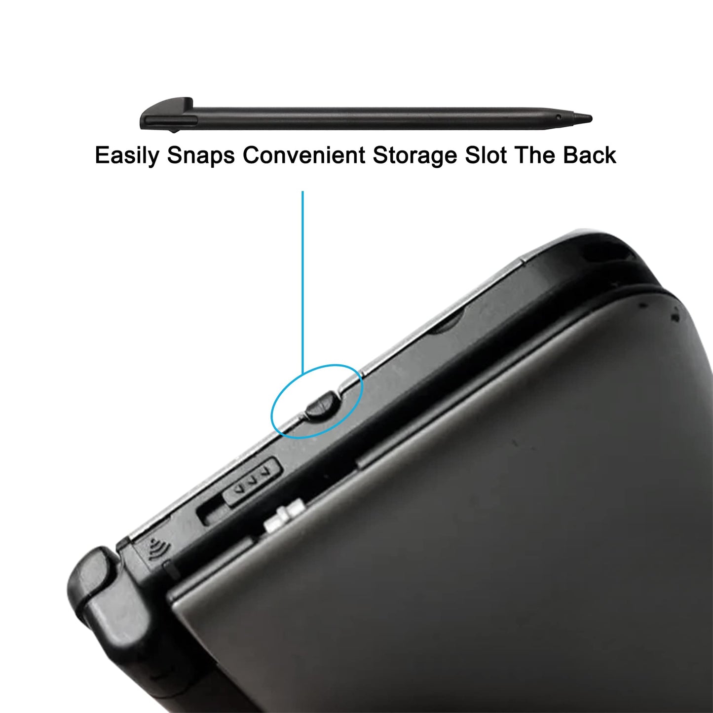 Xahpower 3DS XL Stylus Pen Set - 4-in-1 Multi Color Touch Styli, Plastic, Small