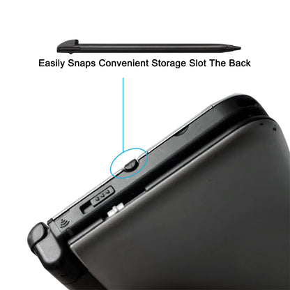 Xahpower 3DS XL Stylus Pen Set - 4-in-1 Multi Color Touch Styli, Plastic, Small