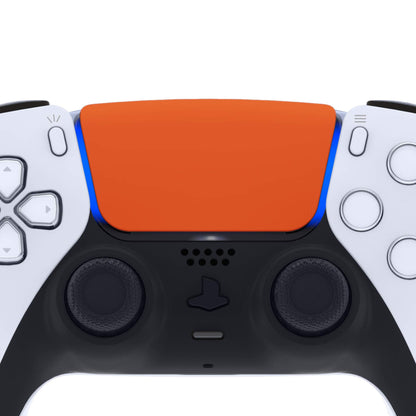 eXtremeRate Replacement Touchpad Cover for PS5 Controller, Soft Touch Orange, Model JPF4004