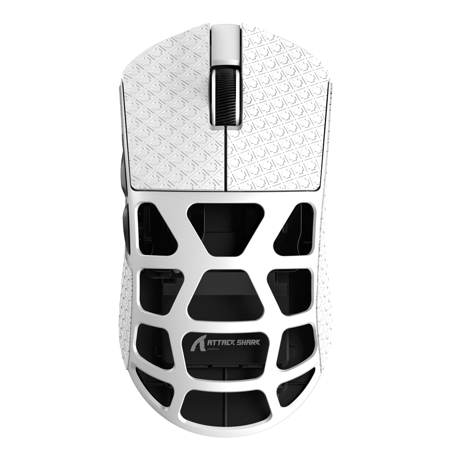 ATTACK SHARK R3 46g Superlight Magnesium Alloy Wireless Gaming Mouse  BT/2.4G/Wired Computer Mouse  8KHz Polling Rate  PAW3395 26K DPI Sensor Programmable Mice Griptape for PC/Laptop/Mac (White)