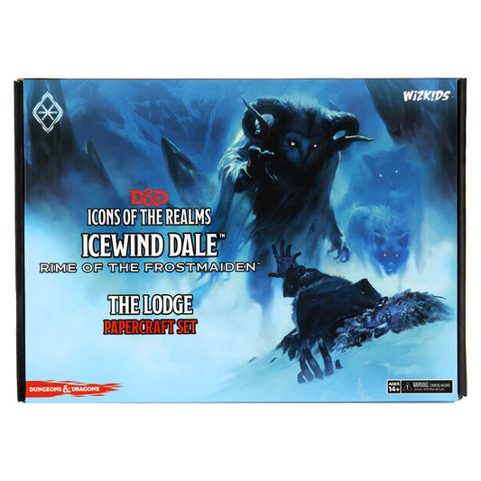 WizKids D&D Icons of the Realms Icewind Dale Papercraft Set - 6 x 11 x 2 inches - Multicolor - Model WZK96048