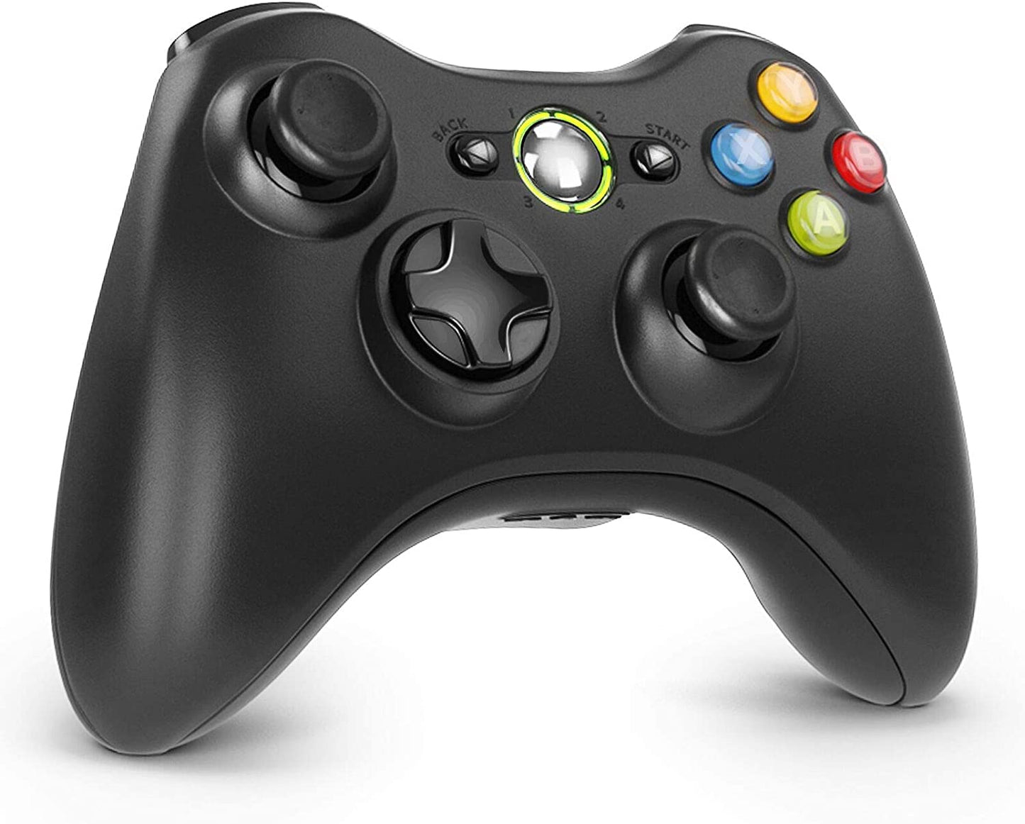 Etpark Wireless Controller for Xbox 360  Xbox 360 Joystick Wireless Game Controller for Xbox 360 & Slim Console and PC Windows XP/7/8/10(Black)