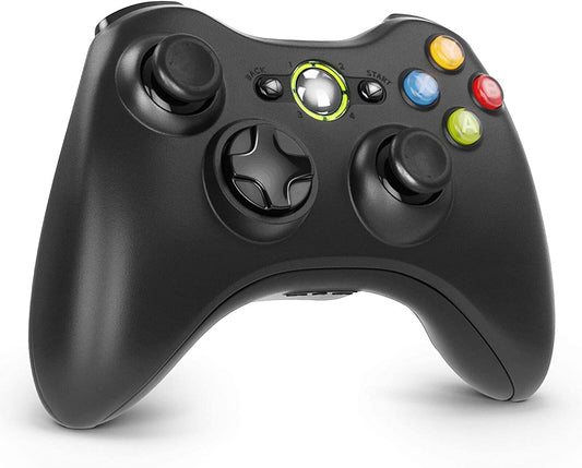 Etpark Wireless Controller for Xbox 360  Xbox 360 Joystick Wireless Game Controller for Xbox 360 & Slim Console and PC Windows XP/7/8/10(Black)