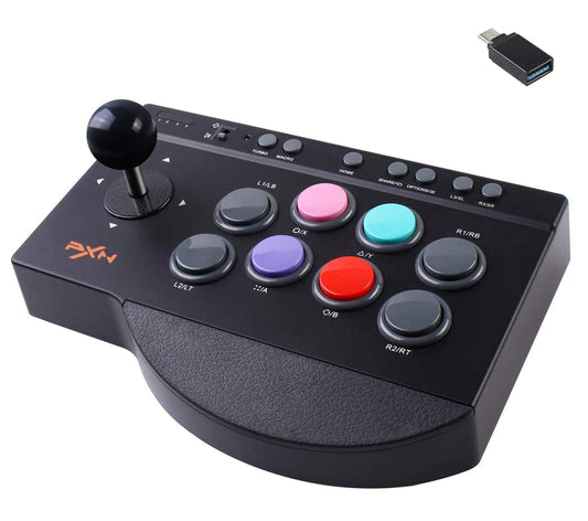 PXN Arcade Fight Stick Joystick for PC Switch Nintendo,Xbox Series X|S, PC,PS4,PS3,Xbox One,Android TV Box,Windows,with USB Port