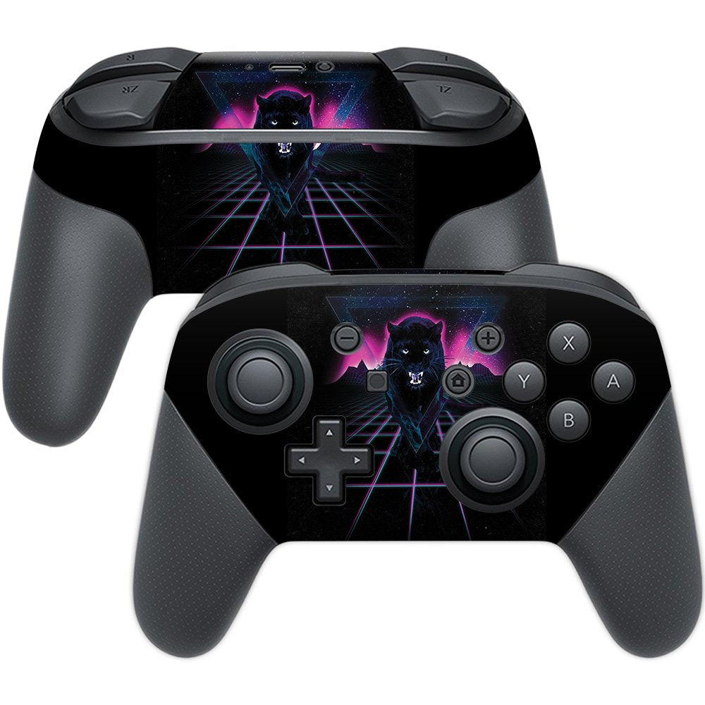 MightySkins Skin Compatible with Nintendo Switch Pro Controller - Vintage Jaguar | Protective  Durable  and Unique Vinyl Decal wrap Cover | Easy to Apply  Remove  and Change Styles | Made in The USA